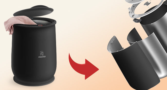 Chauffe-Serviettes Électrique 🛁 – Grand Modèle à Poser